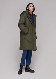 Tessa Hooded Longline Puffer