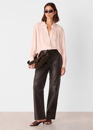 Tie Detail Crepe Blouse