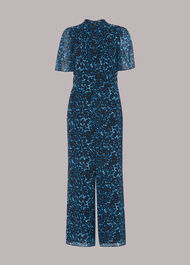 Brushed Leopard Print Jumpsuit