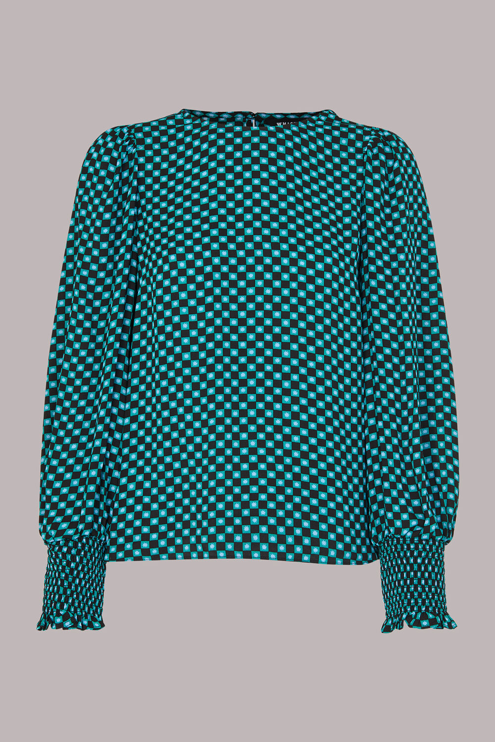 Star Check Tessa Top