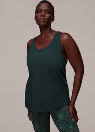 Curved Hem Active Vest