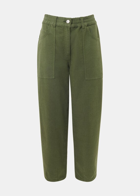 Khaki Tessa Casual Pants 