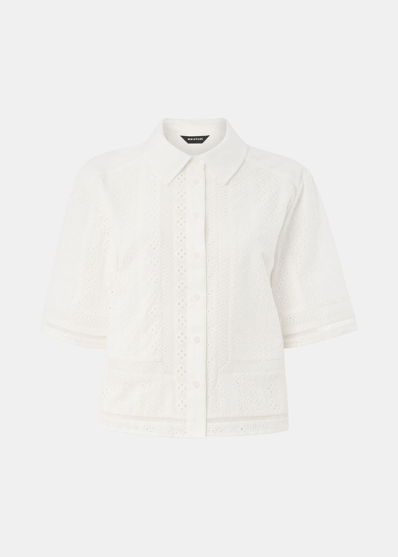 Broderie Cotton Shirt