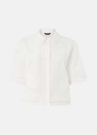 Broderie Cotton Shirt