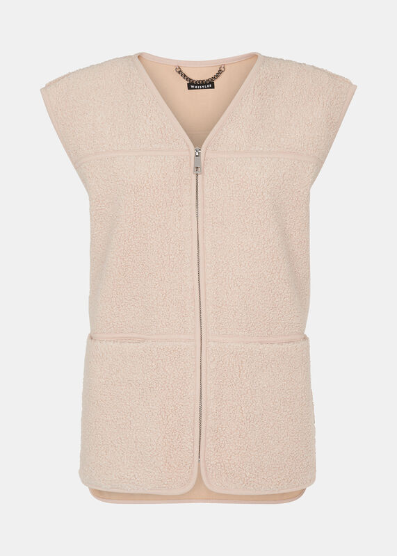 Ivory Josie Fleece Gilet
