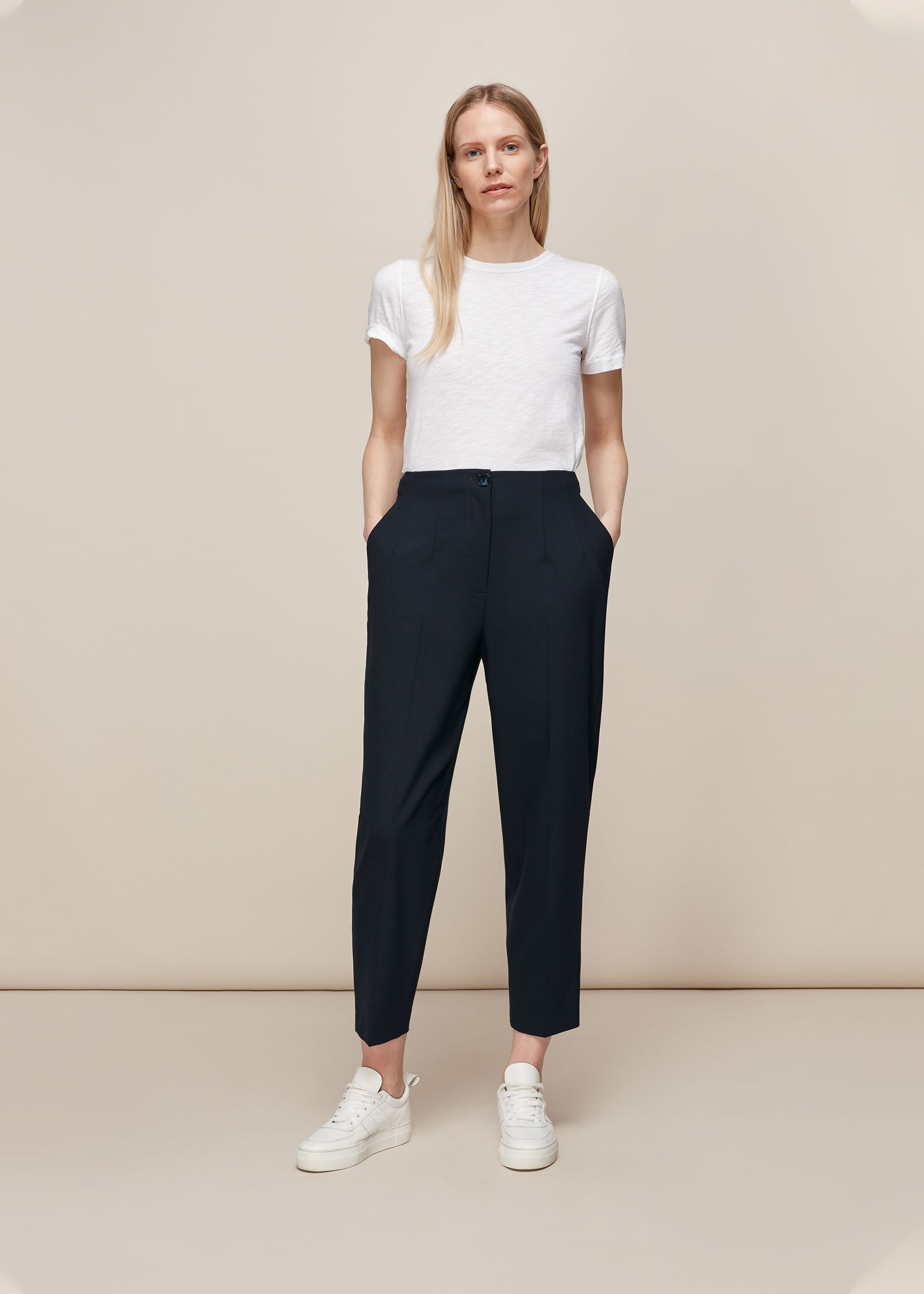 Slimfit Trouser pants high waisted  Shopee Philippines