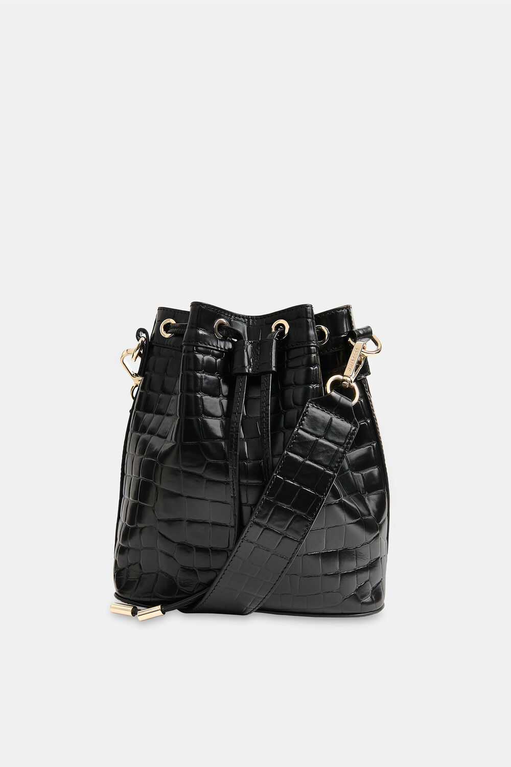 Giulia Croc Bucket Bag