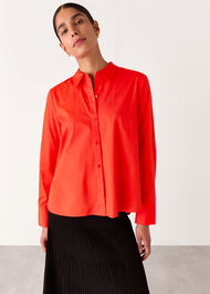 Boxy Relaxed Cotton Shirt