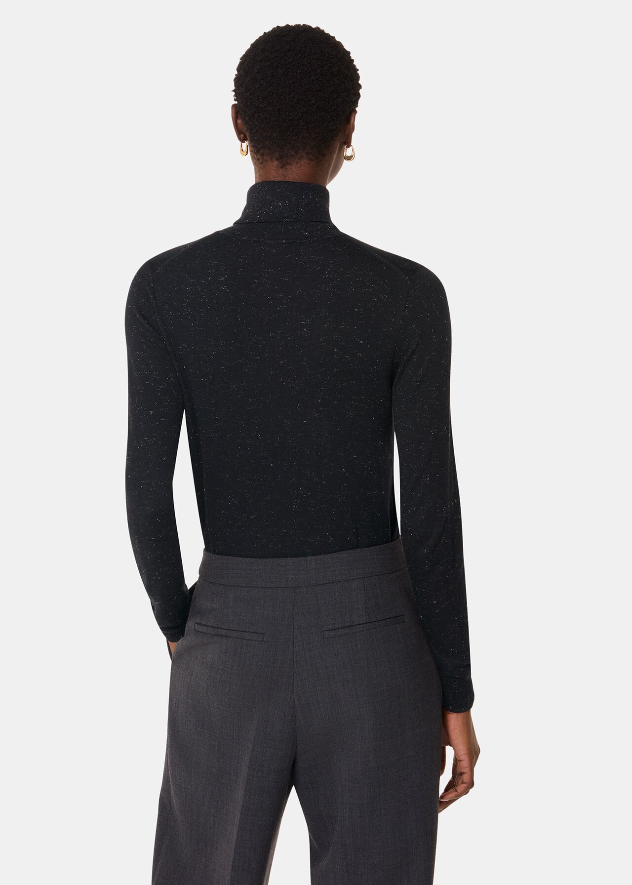 Annie Sparkle Roll Neck