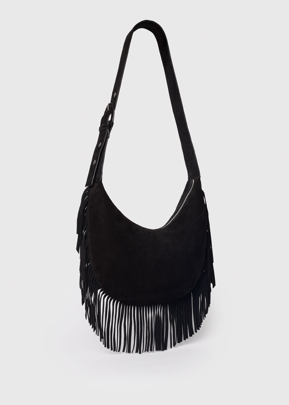 Sia Suede Fringed Bag
