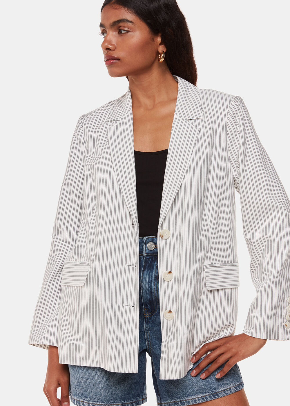 Petite Luna Stripe Blazer