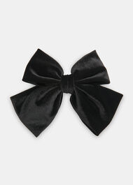 Velvet Bow Hair Clip