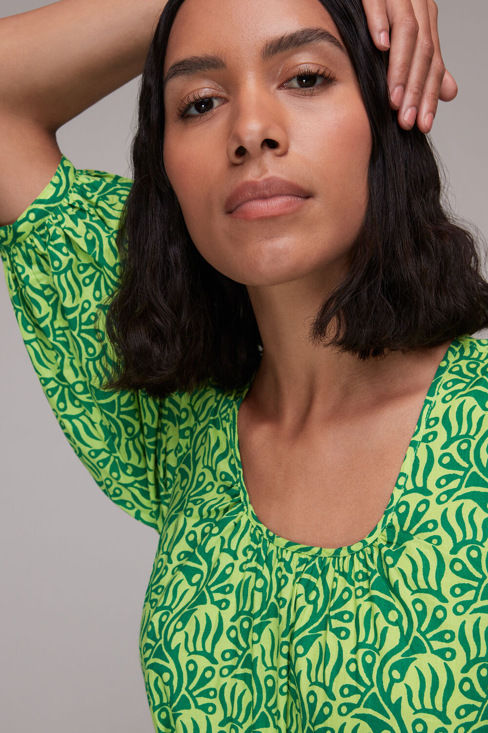 Climbing Vine Trapeze Dress