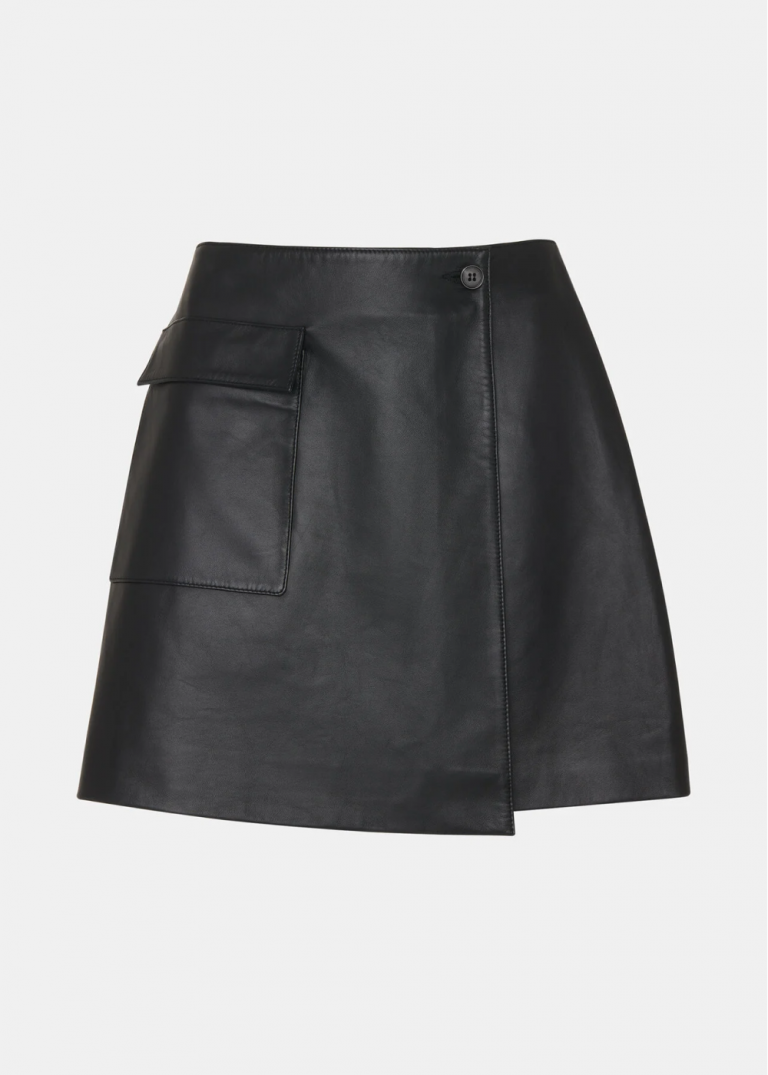 30 Reasons Why You Totally Need a Black Leather Skirt for Fall