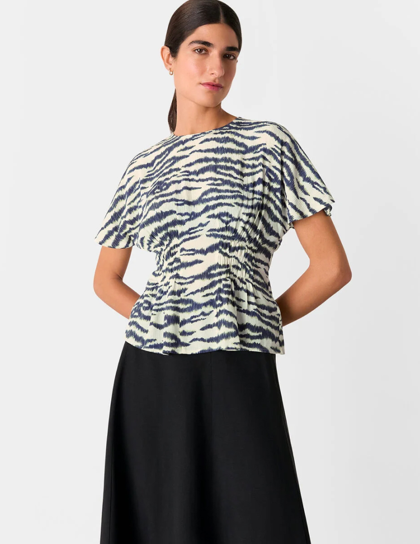 woman wearing funnel neck jumpers