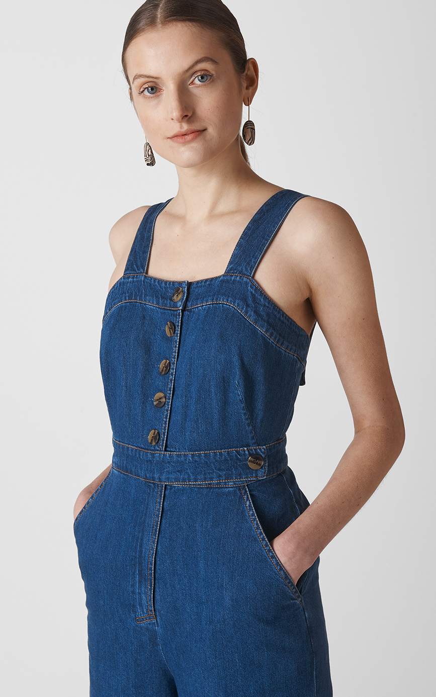 Spider keep it up Experienced person How to wear the denim jumpsuit | Inspiration | WHISTLES 