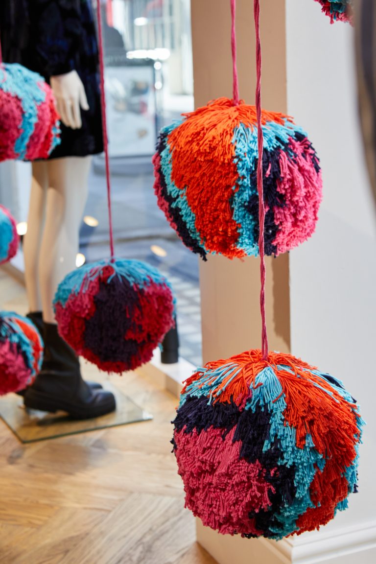 DIY Giant Pom Pom Costume